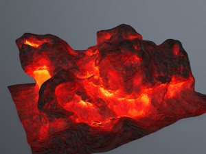 lava rocks Modelo 3D