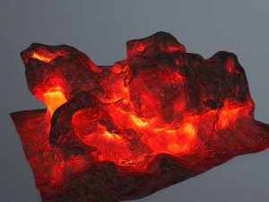 lava rocks 3D Model