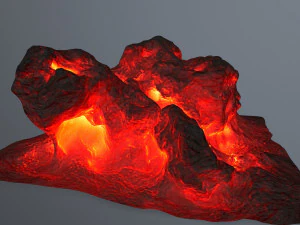 lava rocks 3D Model