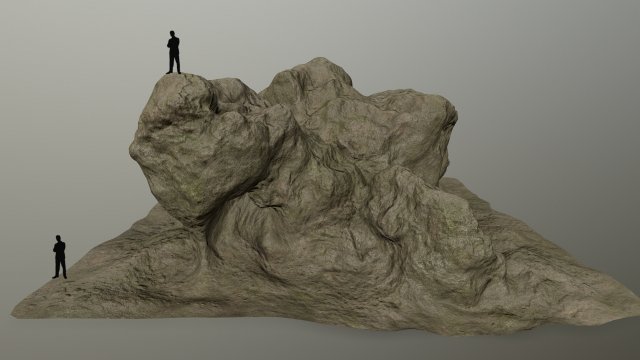 rock 3D Модель .c4d .max .obj .3ds .fbx .stl .blend 