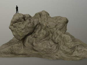 rock 3D 模型