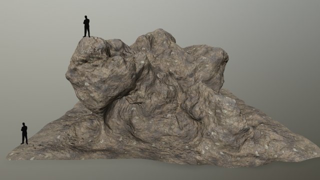 rock 3D Модель .c4d .max .obj .3ds .fbx .stl .blend