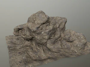 roccia Modello 3D