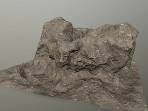 roccia Modello 3D