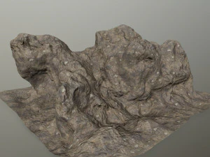 roccia Modello 3D