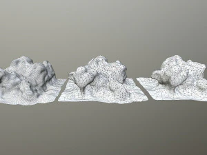 roccia Modello 3D