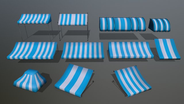awning 3D Model .c4d .max .obj .3ds .fbx .stl .blend 