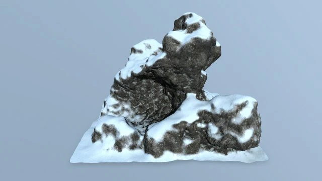 rock 3D Model .c4d .max .obj .3ds .fbx .stl .blend 