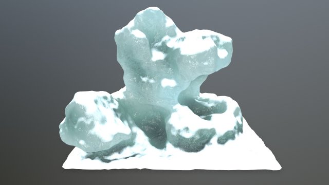 ice rocks Modelo 3D .c4d .max .obj .3ds .fbx .stl .blend 