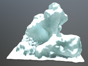 ice rocks Modelo 3D