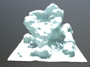 ice rocks Modelo 3D