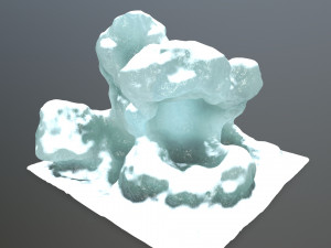 ice rocks Modelo 3D