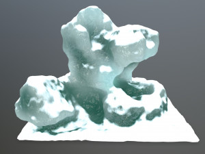 ice rocks 3D मॉडल