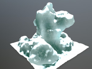 ice rocks 3Dモデル