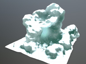 ice rocks 3Dモデル