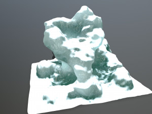ice rocks 3Dモデル