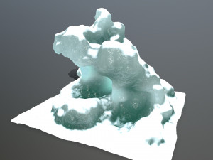ice rocks 3Dモデル