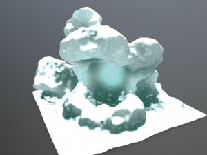 ice rocks 3Dモデル