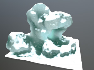 ice rocks 3Dモデル