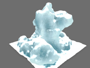 ice rocks Modèle 3D