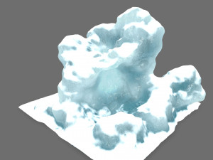 ice rocks Modèle 3D