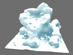 ice rocks Modèle 3D