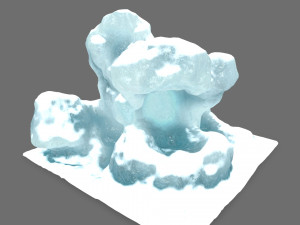 ice rocks Modèle 3D