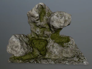चट्टान 3D मॉडल