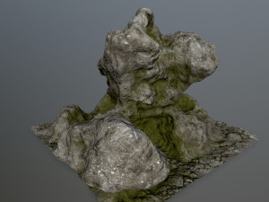 rock 3D 模型