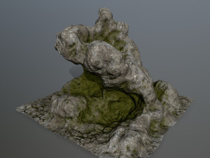 rock 3D 模型