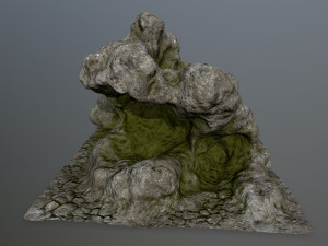 rock 3D 模型