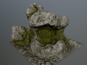 rock 3D 模型