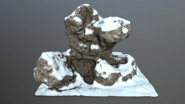 rock 3D Model .c4d .max .obj .3ds .fbx .stl .blend 