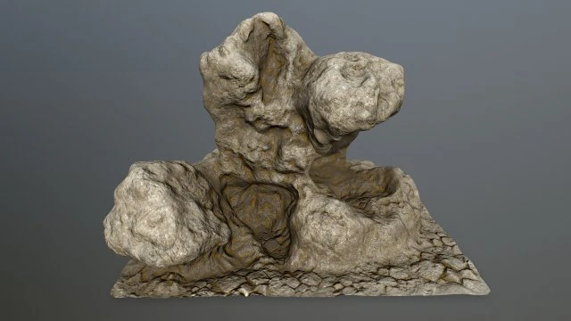 rock 3D Model .c4d .max .obj .3ds .fbx .stl .blend