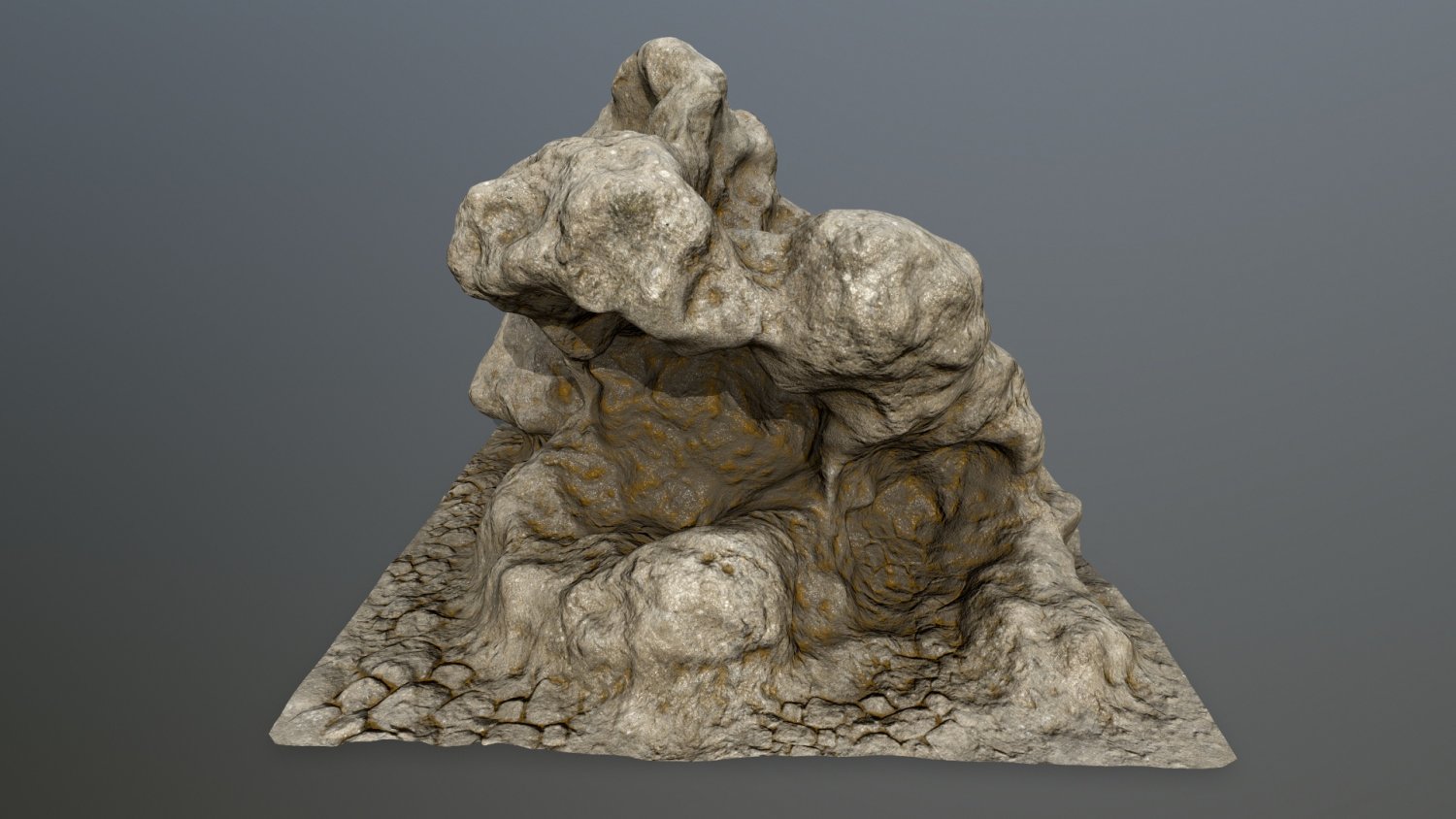 Rock 3d model. Песок 3д модель.