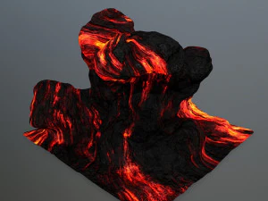 lava rock 3D Model