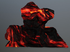 lava rock 3D Модель