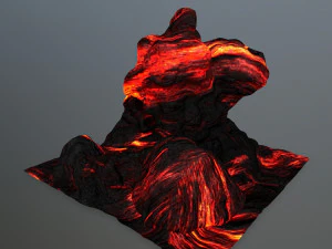 lava rock 3D Model