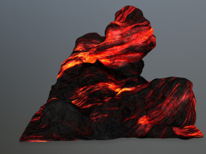 lava rock 3D Модель