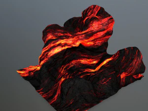 lava rock 3D Model
