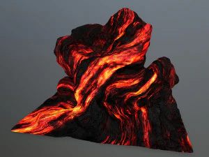 lava rock 3D Model