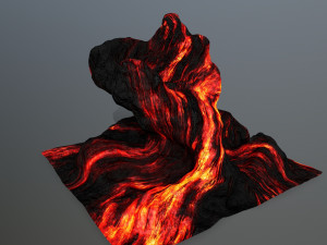 lava rock 3D Модель