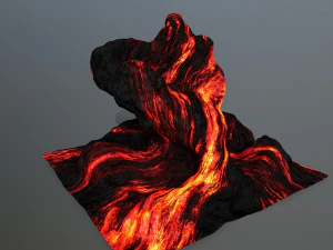 lava rock 3D Model