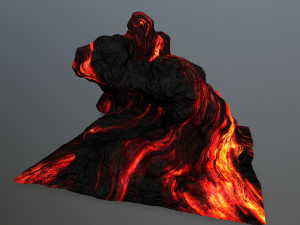 lava rock 3D Модель