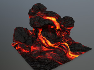 lava rock 3D Model