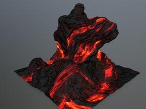 lava rock 3D Model