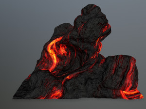 lava rock 3D Model