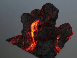 lava rock 3D Model