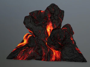 lava rock 3D Model
