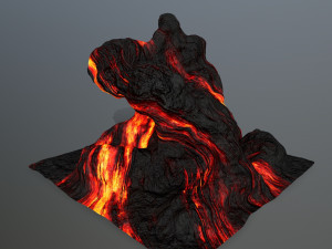 lava rock 3D Model